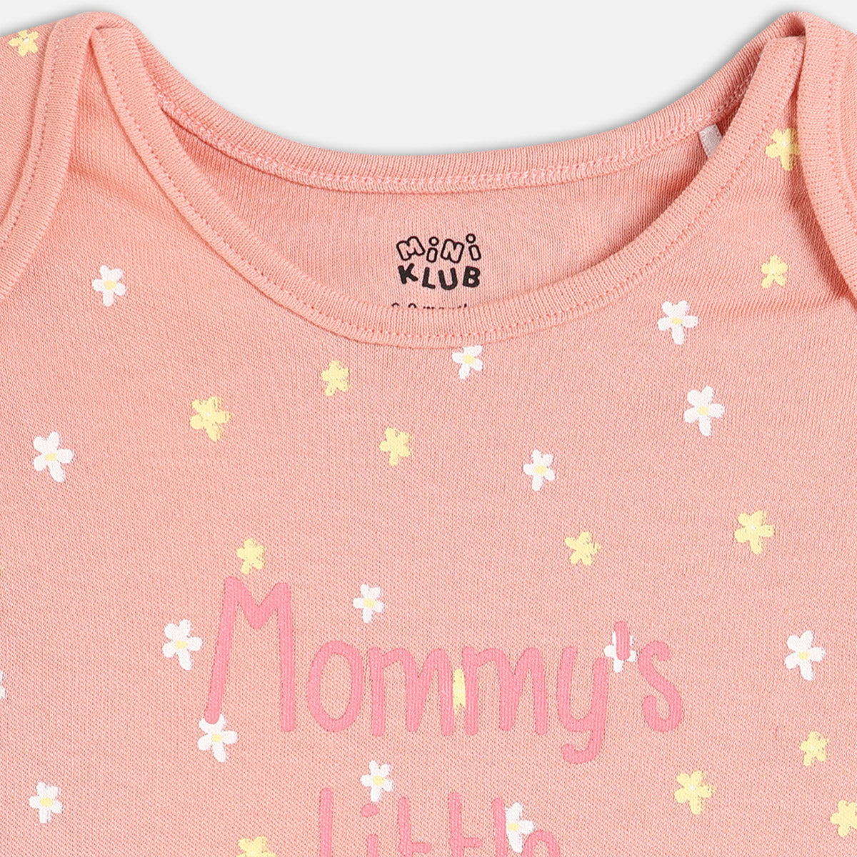 Girls Pack Of 3 Envelop Neck Cap Sleeve Body Suit - Multi