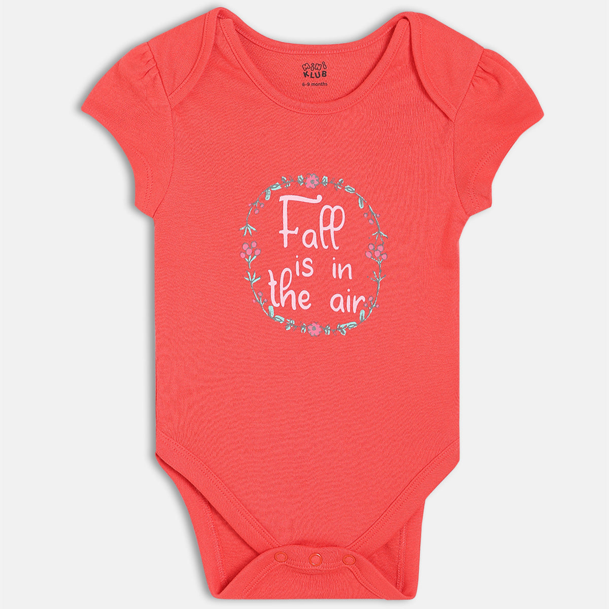 Girls Pack Of 3 Round Neck Cap Sleeve Body Suit - Multi