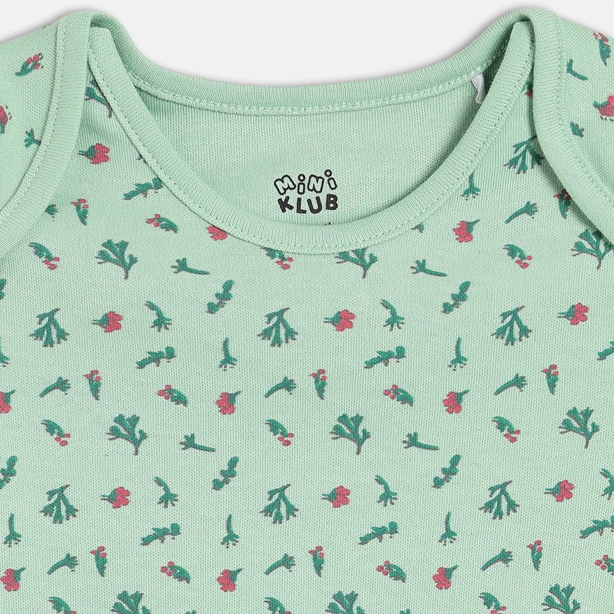 Girls Pack Of 3 Round Neck Cap Sleeve Body Suit - Multi