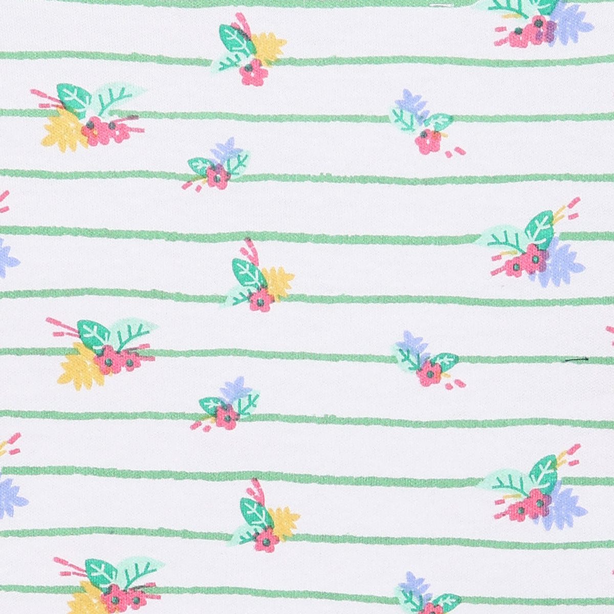 Girls Pack Of 3 Round Neck Full Sleeve Body Suit - Multi