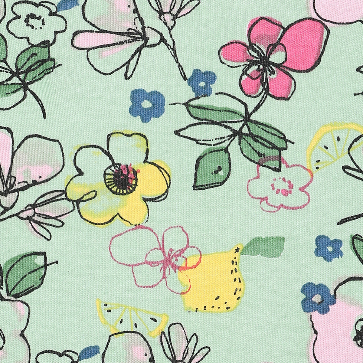 Girls Pack Of 3 Round Neck Full Sleeve Body Suit - Multi