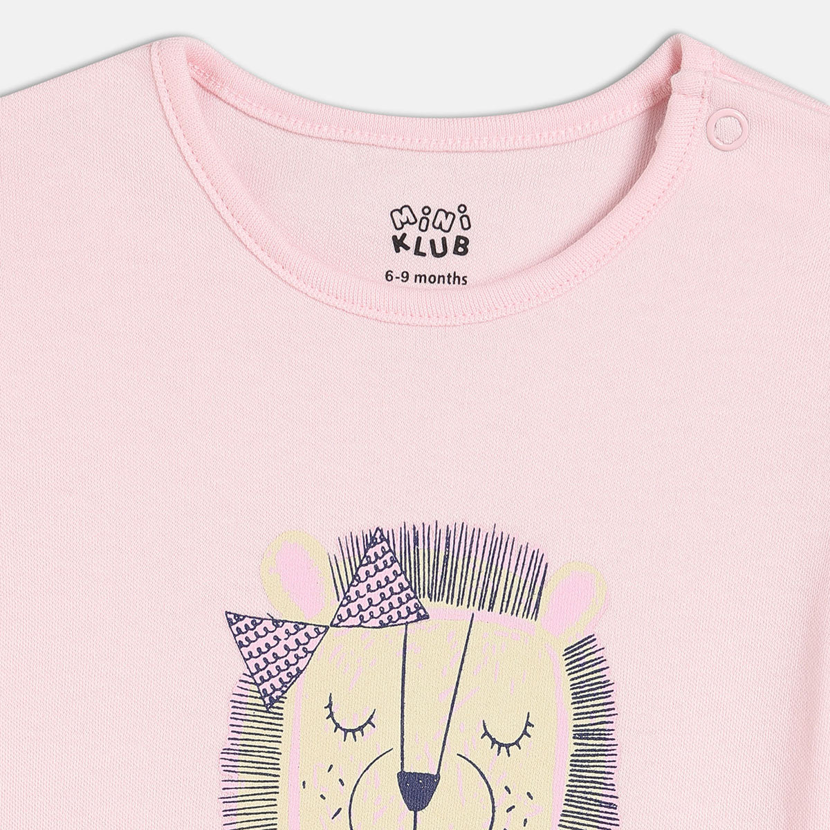 Girls Pack Of 4 Round Neck Short Sleeve Body Suit Multi