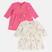 Girls Multicolor Pack Of 2 Dress