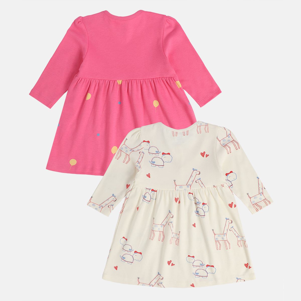 Girls Multicolor Pack Of 2 Dress