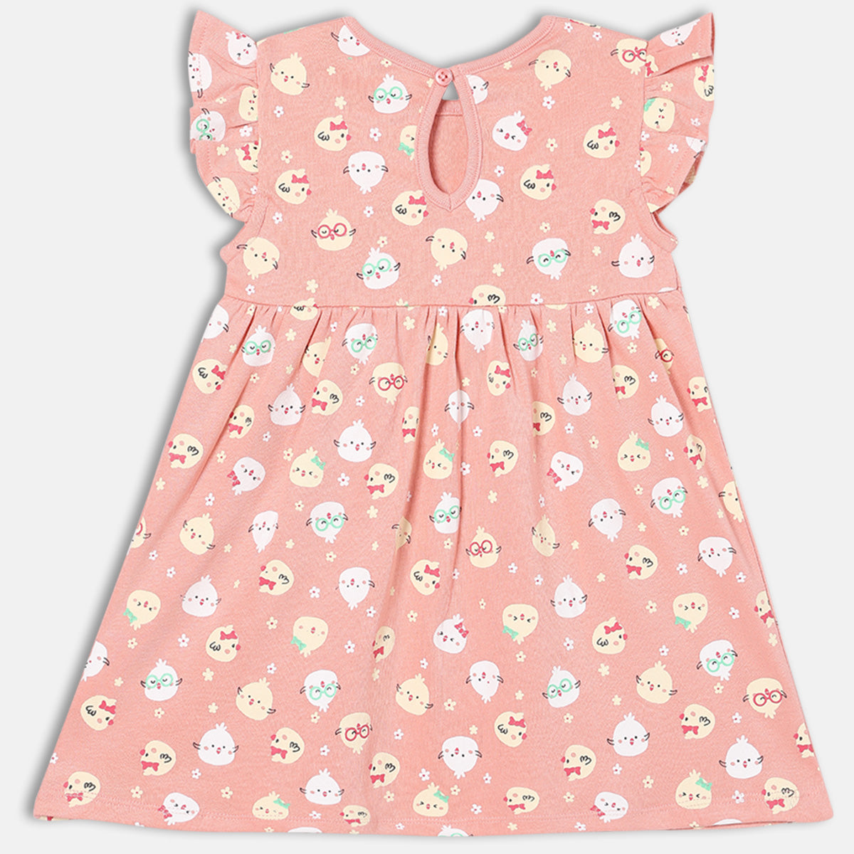 Girls Pack Of 2 Crew Neck Cap Sleeve Dress Multi