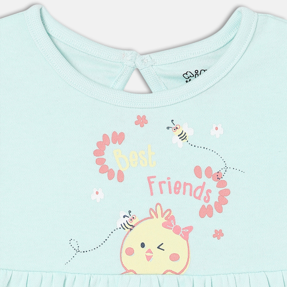 Girls Pack Of 2 Crew Neck Cap Sleeve Dress Multi