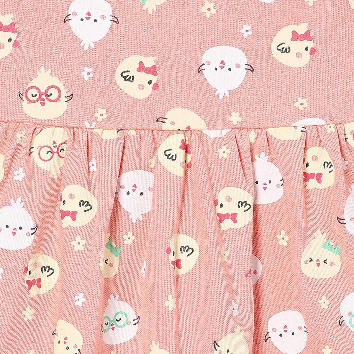 Girls Pack Of 2 Crew Neck Cap Sleeve Dress Multi