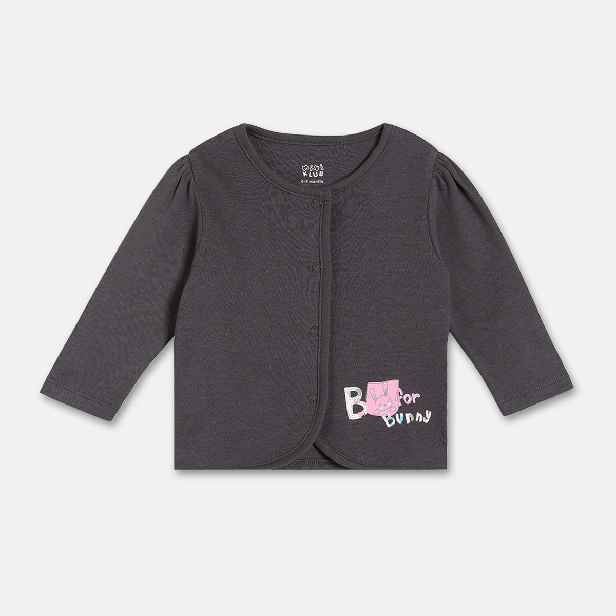 Girls Pack Of 3 Front Open Long Sleeve Front Open Vest Multi