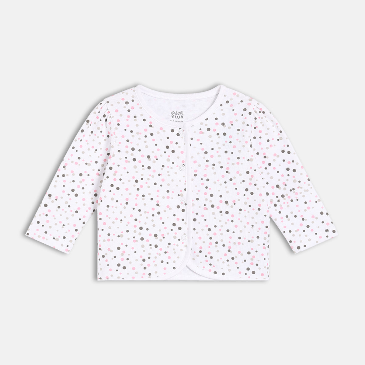 Girls Pack Of 3 Front Open Long Sleeve Front Open Vest Multi