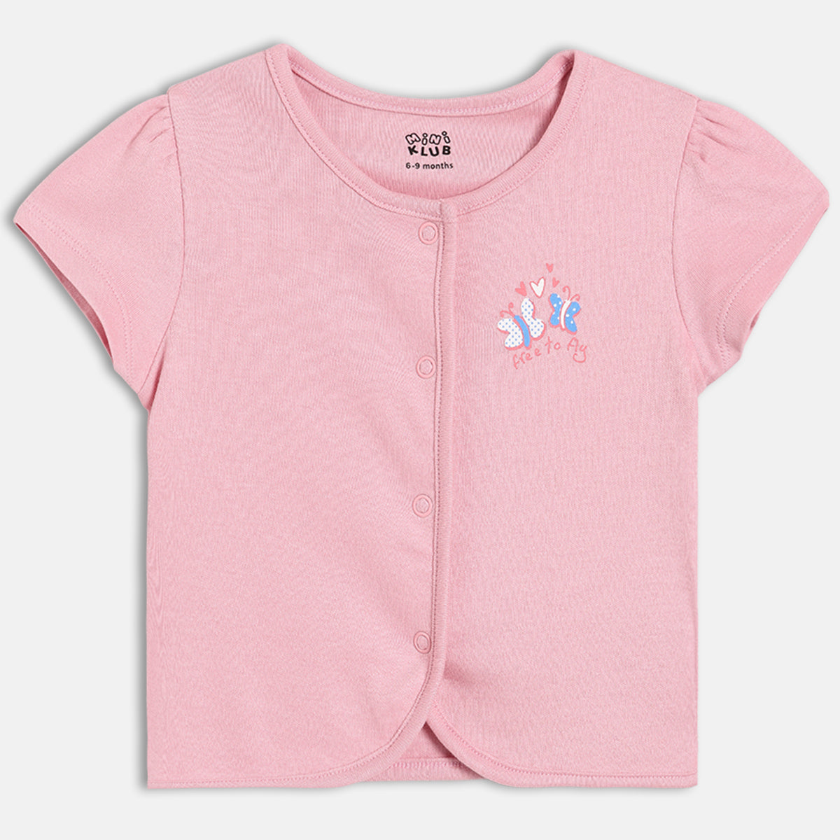 Girls Pack Of 3 Front Open Cap Sleeve Front Open Vest - Multi