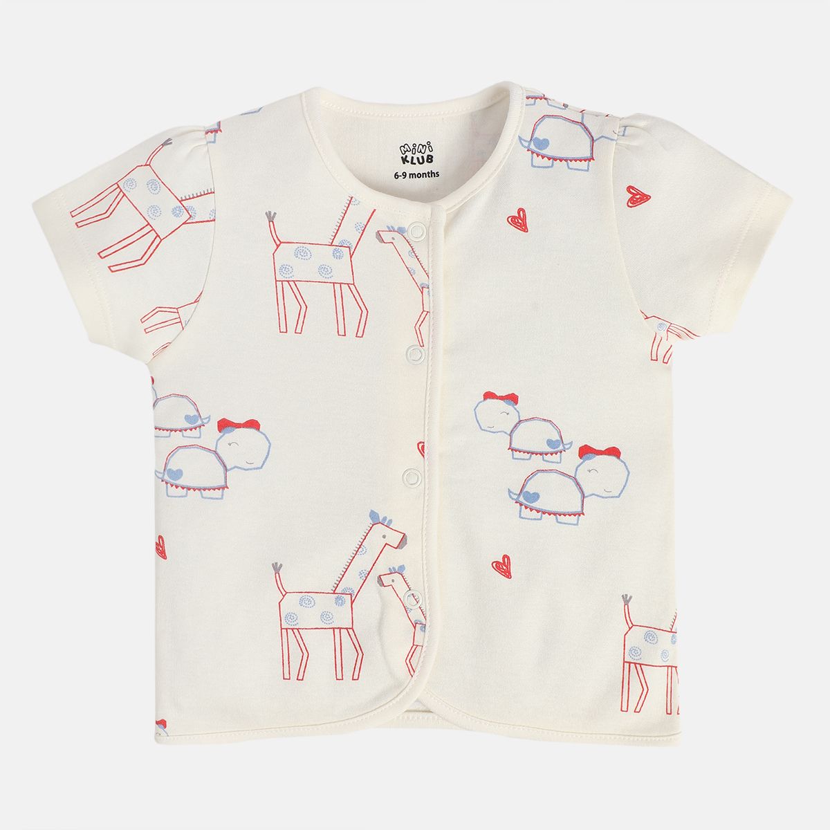 Girls Multicolor Pack Of 2 Front Open Vest