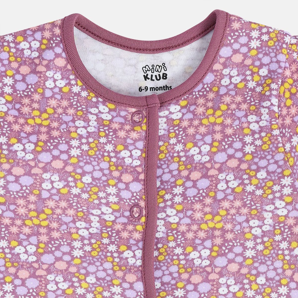 Girls Plum Front Open Vest