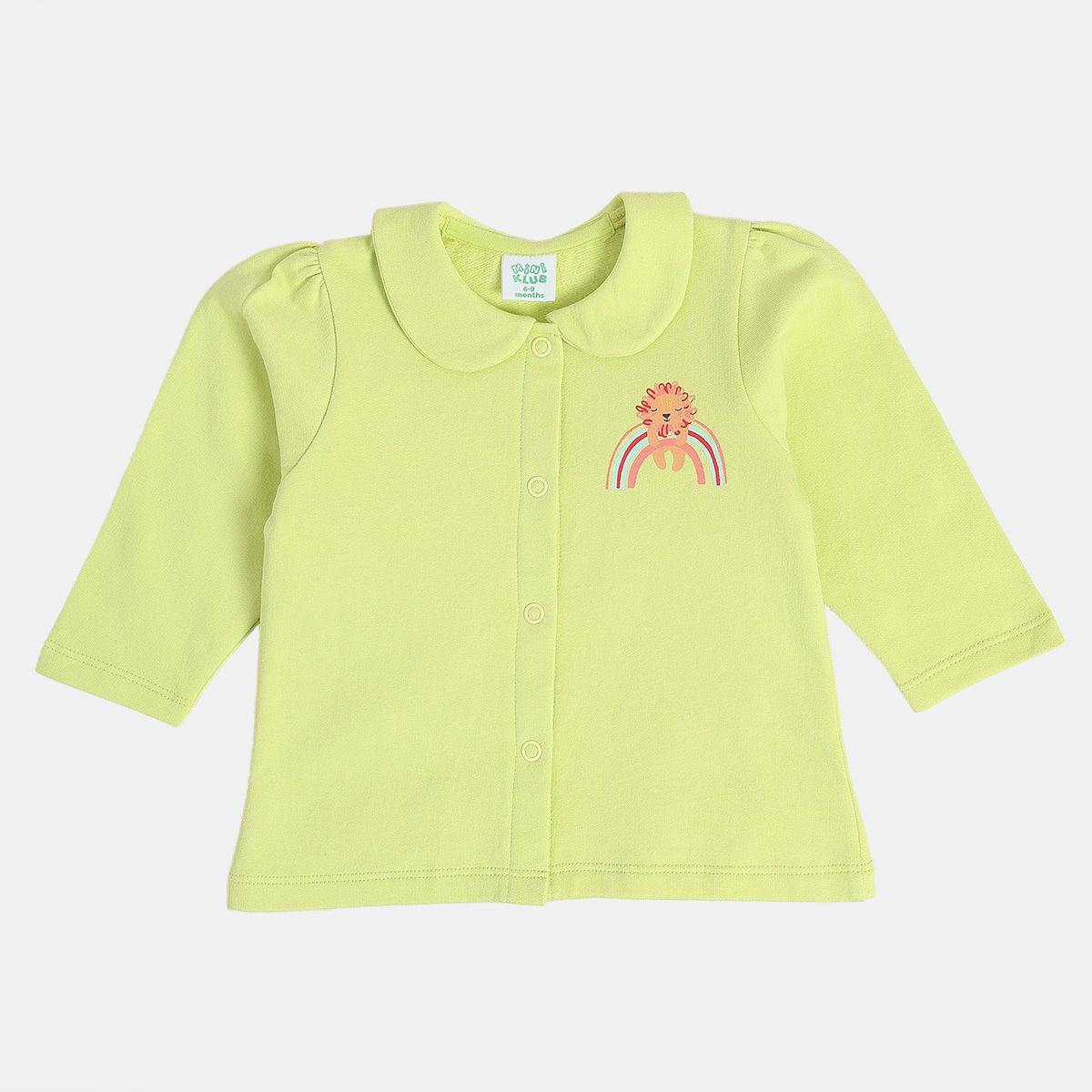 Girls Green / Red Front Open Vest (Pack Of 2)