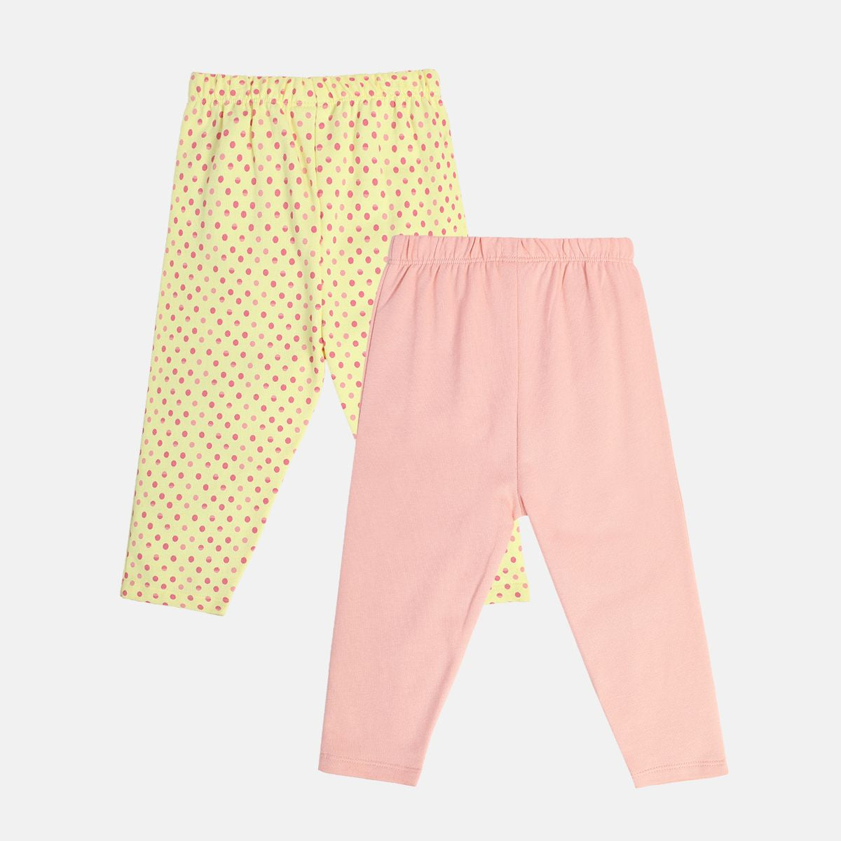 Girls Multicolor Pack Of 2 Legging