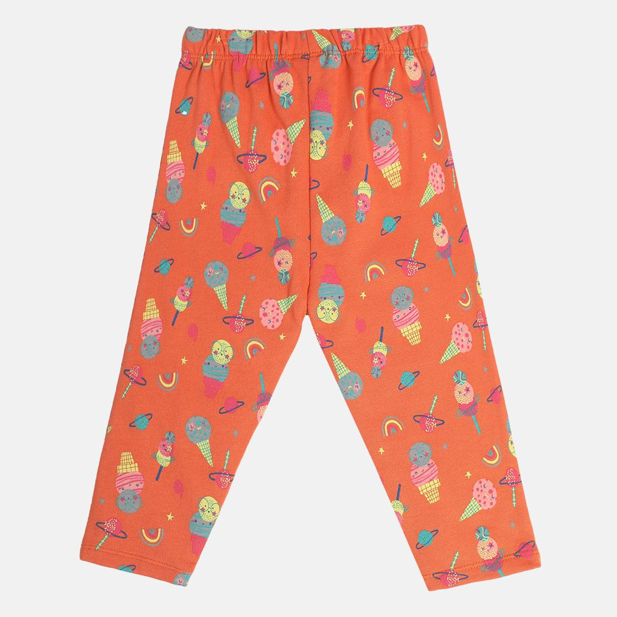 Girls Multicolor Pack Of 2 Legging