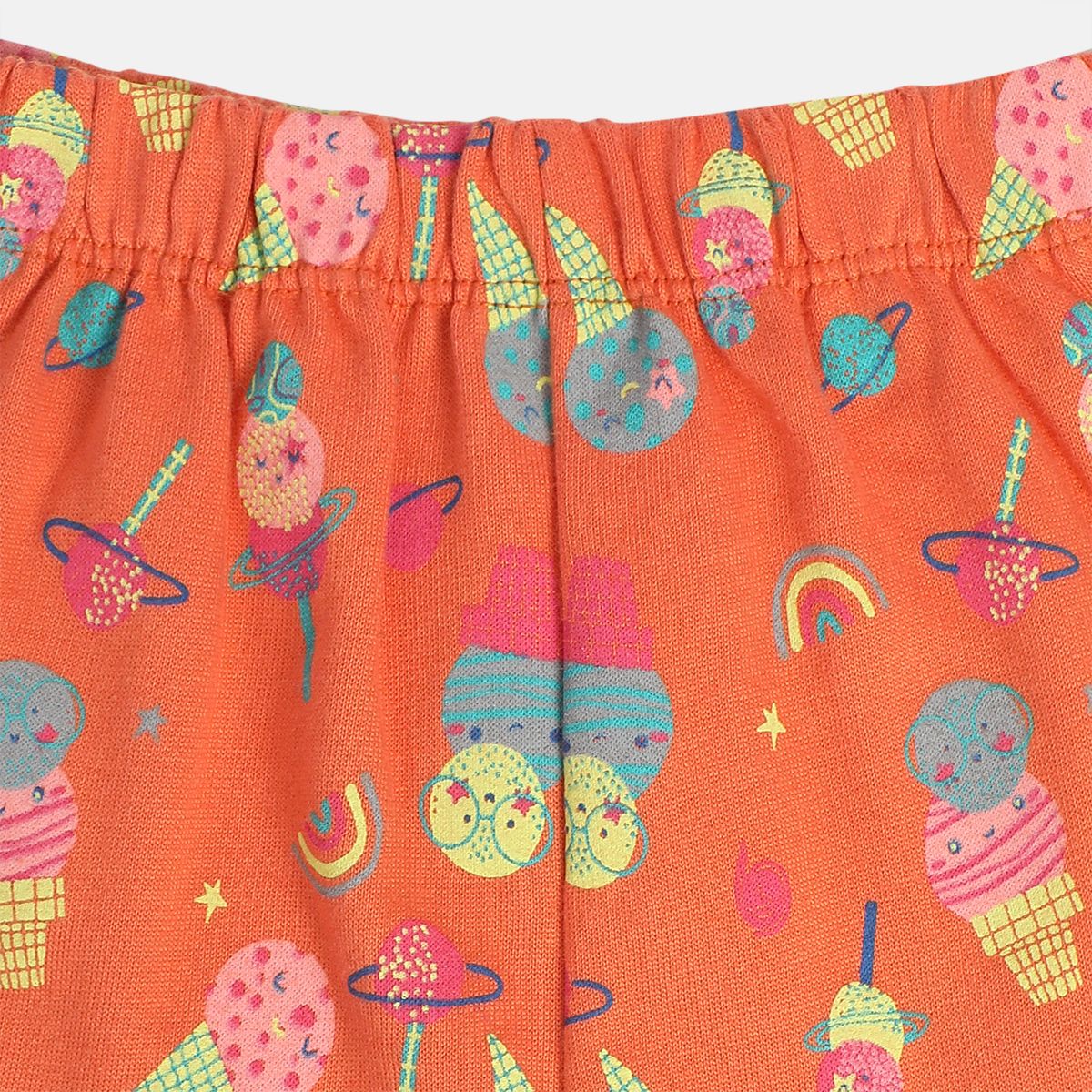 Girls Multicolor Pack Of 2 Legging