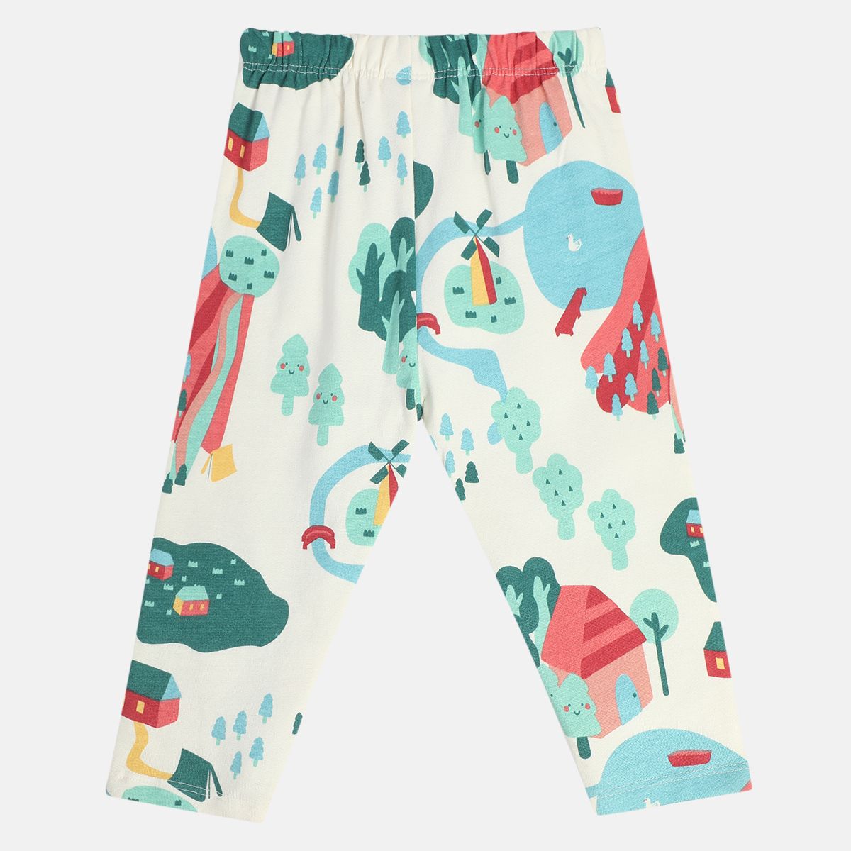 Girls Multicolor Pack Of 2 Legging