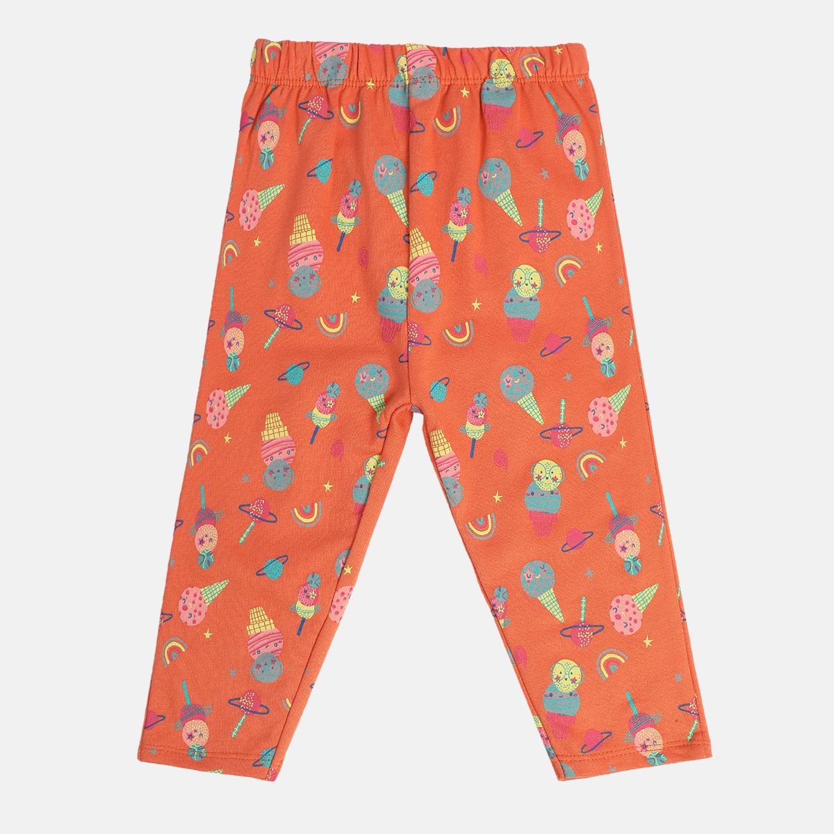 Girls Multicolor Pack Of 2 Legging