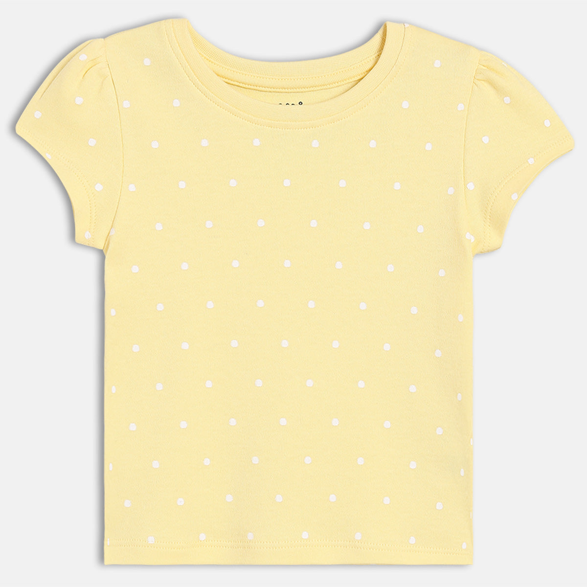 Girls Pack Of 3 Round Neck Short Sleeve Knit Top - Multi