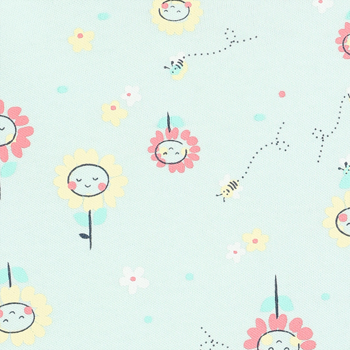 Girls Pack Of 3 Crew Neck Frill Sleeve Knit Top - Multi