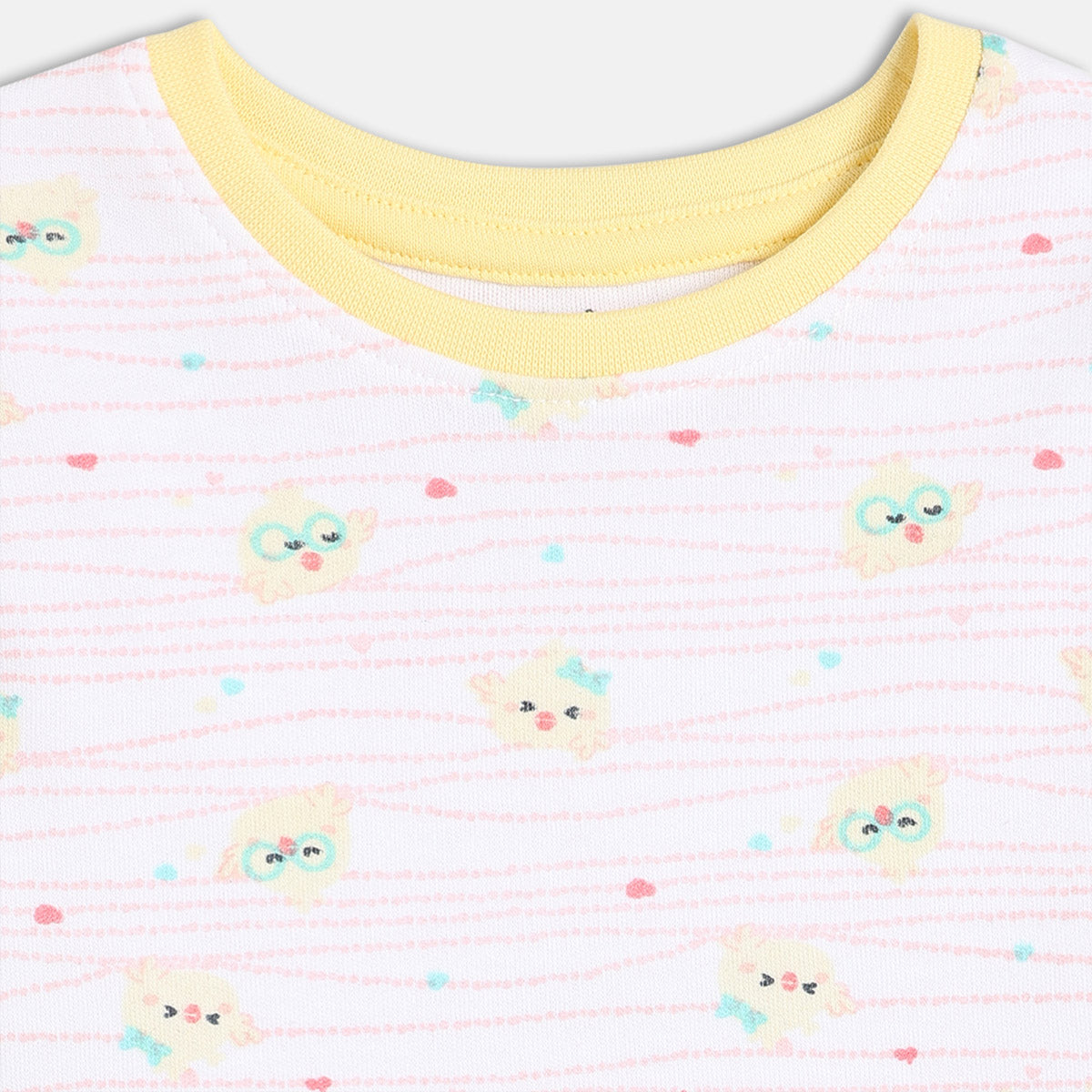 Girls Pack Of 3 Crew Neck Frill Sleeve Knit Top - Multi