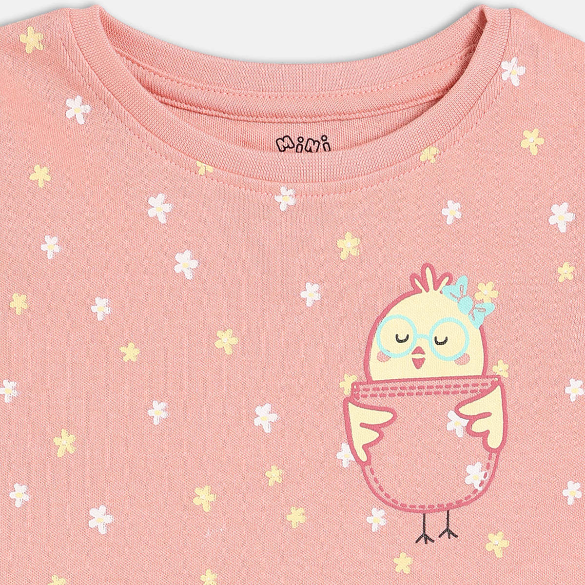 Girls Pack Of 3 Crew Neck Frill Sleeve Knit Top - Multi