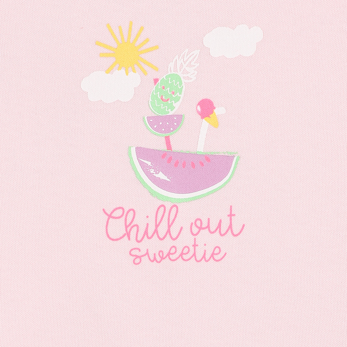 Girls Pack Of 3 Crew Neck Cap Sleeve Knit Top - Multi