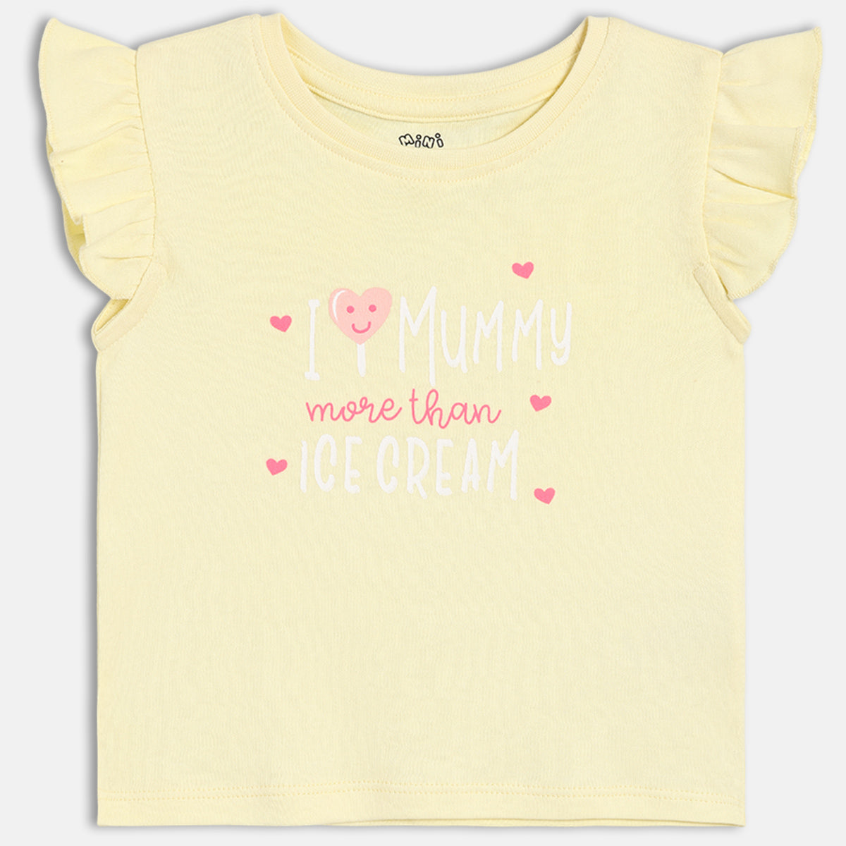 Girls Pack Of 3 Crew Neck Cap Sleeve Knit Top - Multi