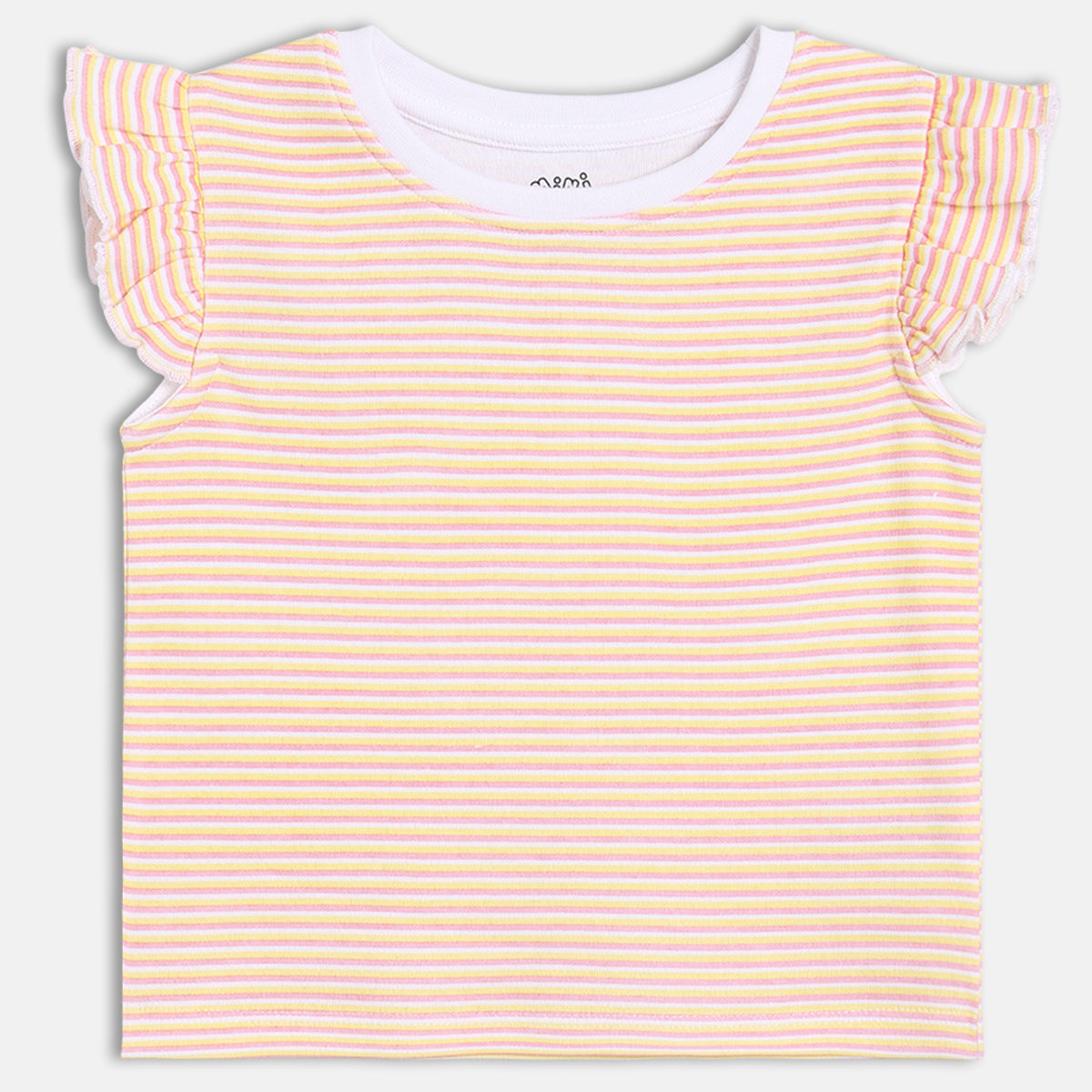 Girls Pack Of 3 Crew Neck Cap Sleeve Knit Top - Multi