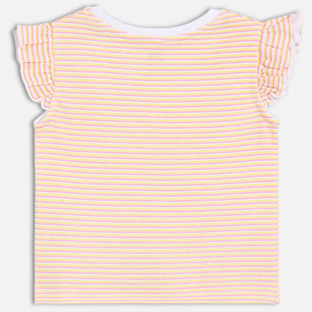 Girls Pack Of 3 Crew Neck Cap Sleeve Knit Top - Multi