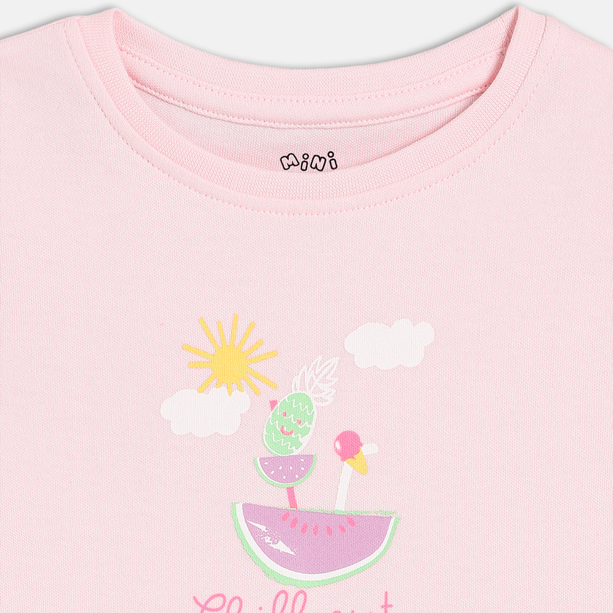 Girls Pack Of 3 Crew Neck Cap Sleeve Knit Top - Multi