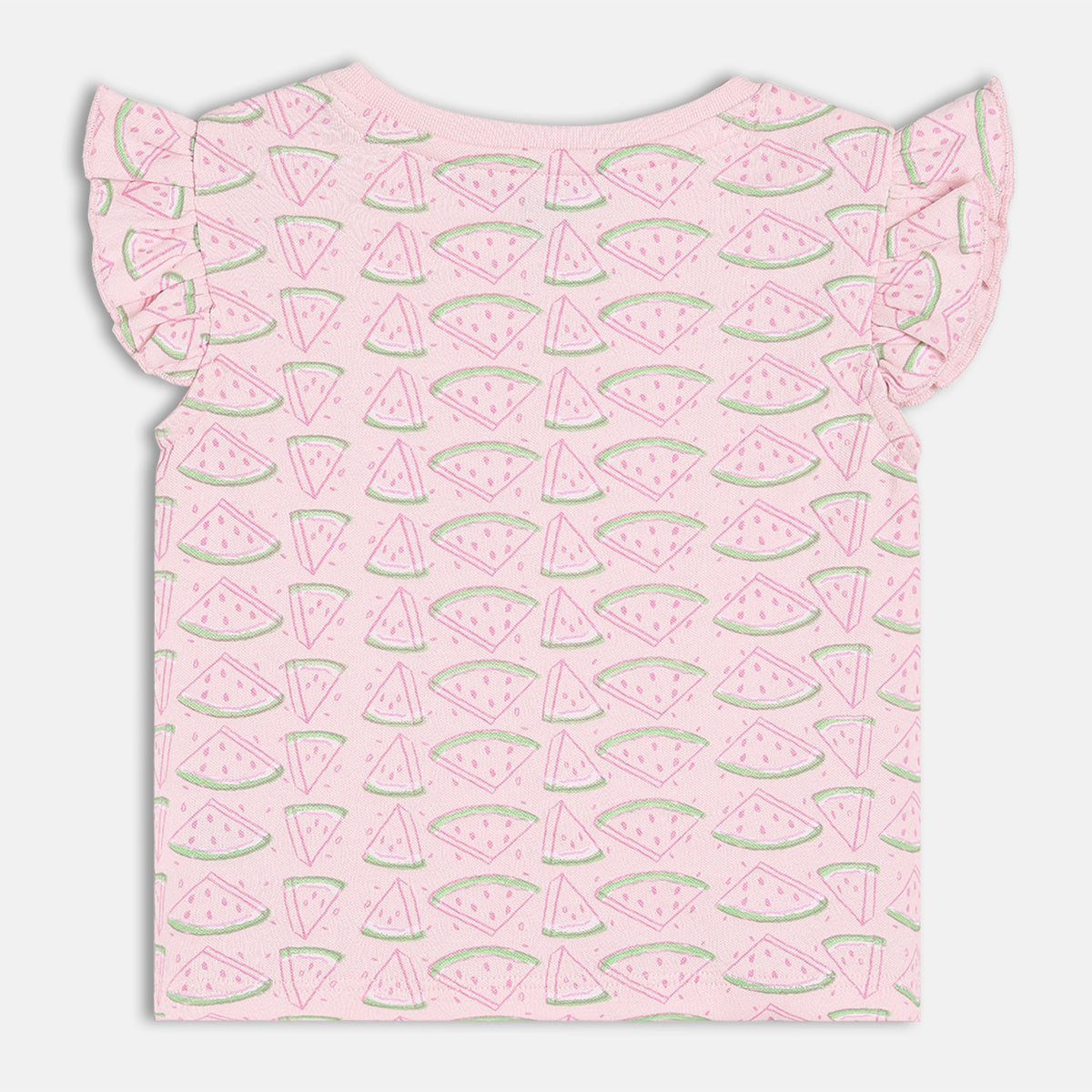 Girls Pack Of 3 Crew Neck Cap Sleeve Knit Top Multi