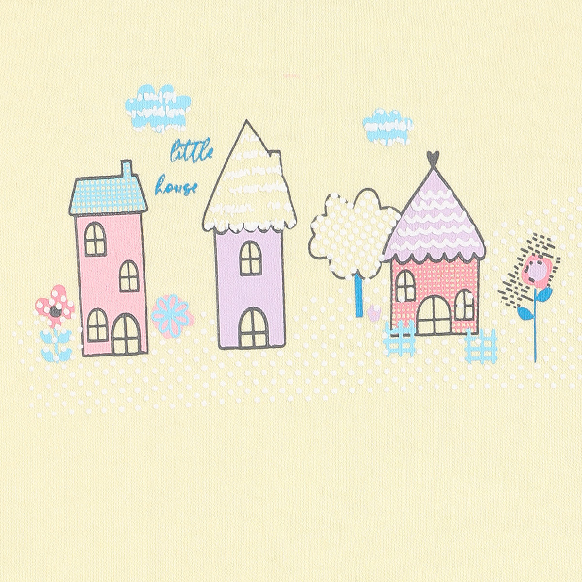 Girls Pack Of 3 Front Open Long Sleeve Knit Top - Multi