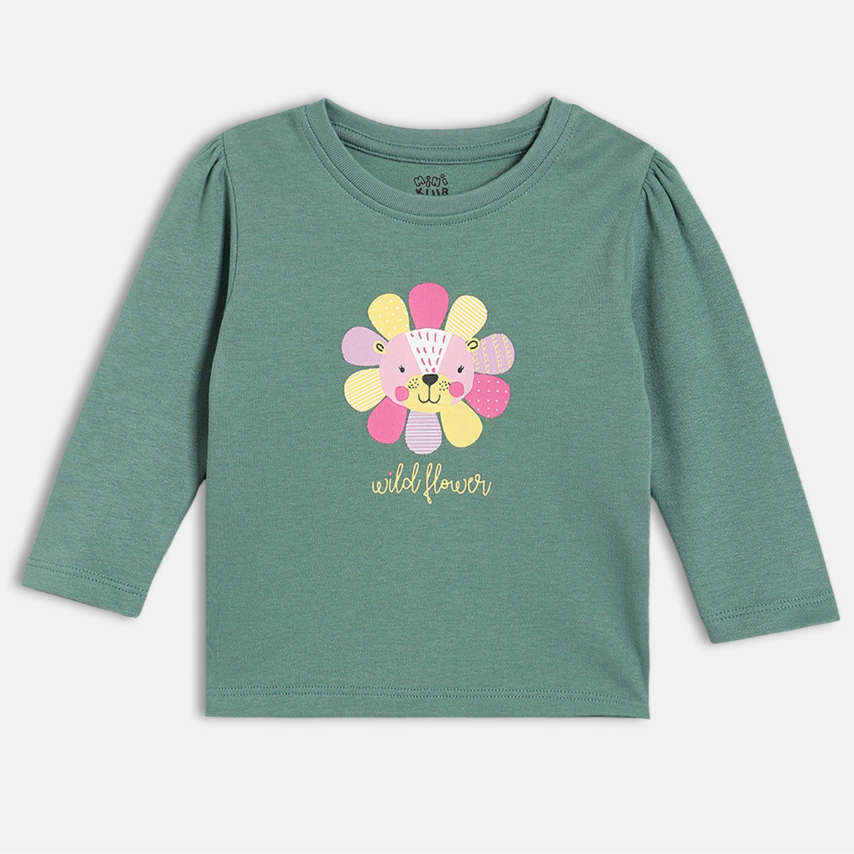 Girls Pack Of 3 Round Neck Full Sleeve Knit Top - Multi