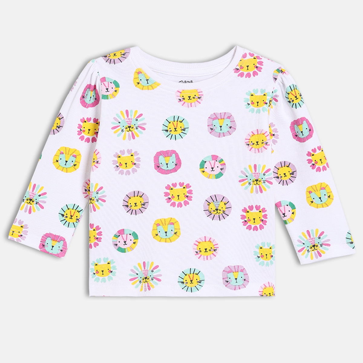 Girls Pack Of 3 Round Neck Full Sleeve Knit Top - Multi