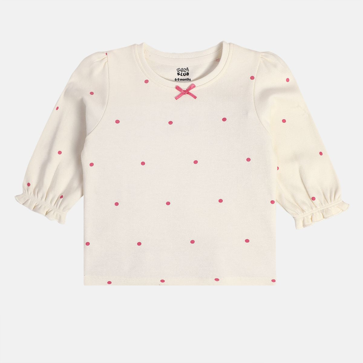 Girls Marshmallow Knit Top