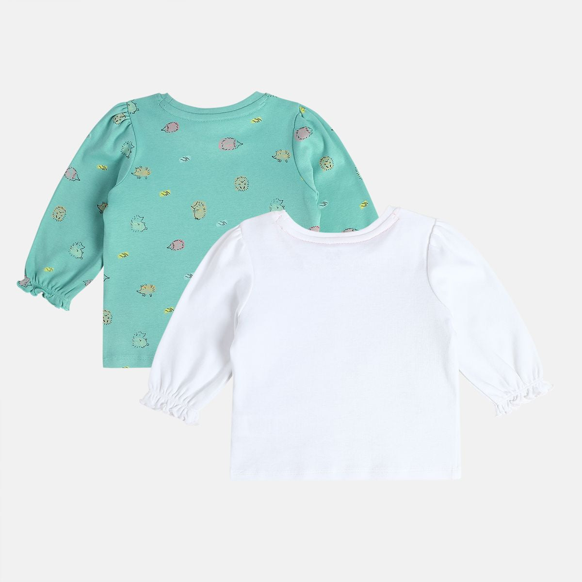 Girls White Knit Top