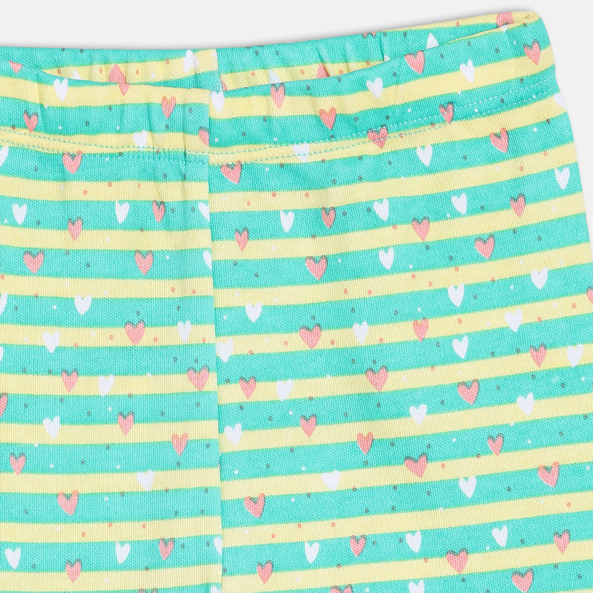 Girls Pack Of 3 Grown On Waist Ankle Length Leggings - Multi