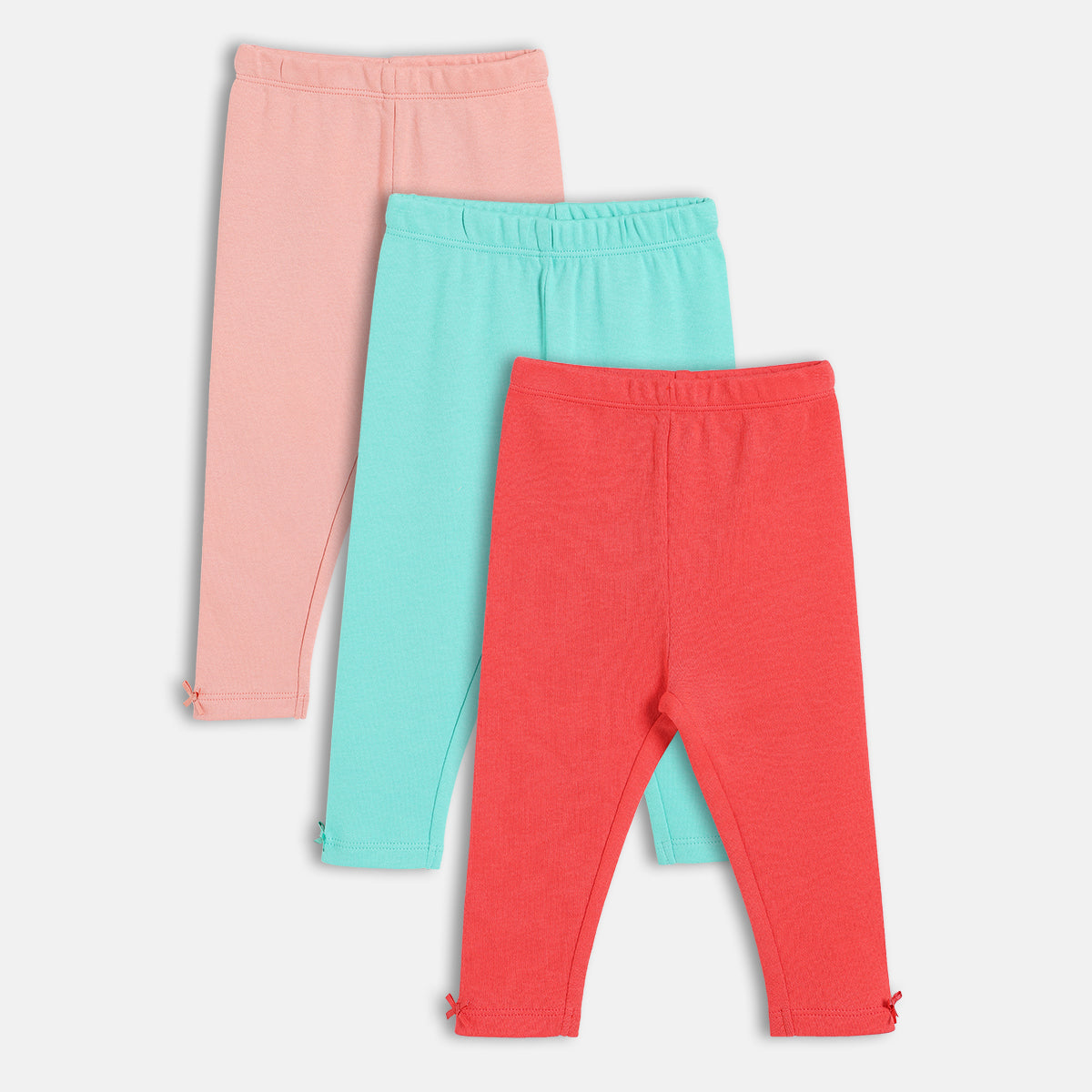 Girls Multi Grown On Waist Ankle Length Leggings
