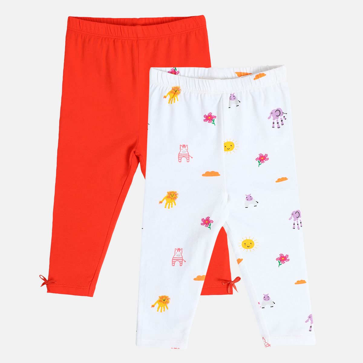 Girls White Legging