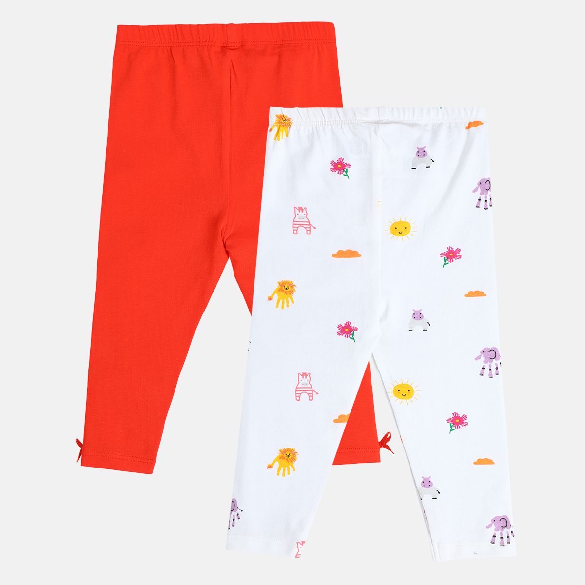 Girls White Legging