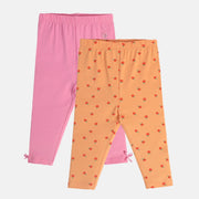 Girls Orange Legging