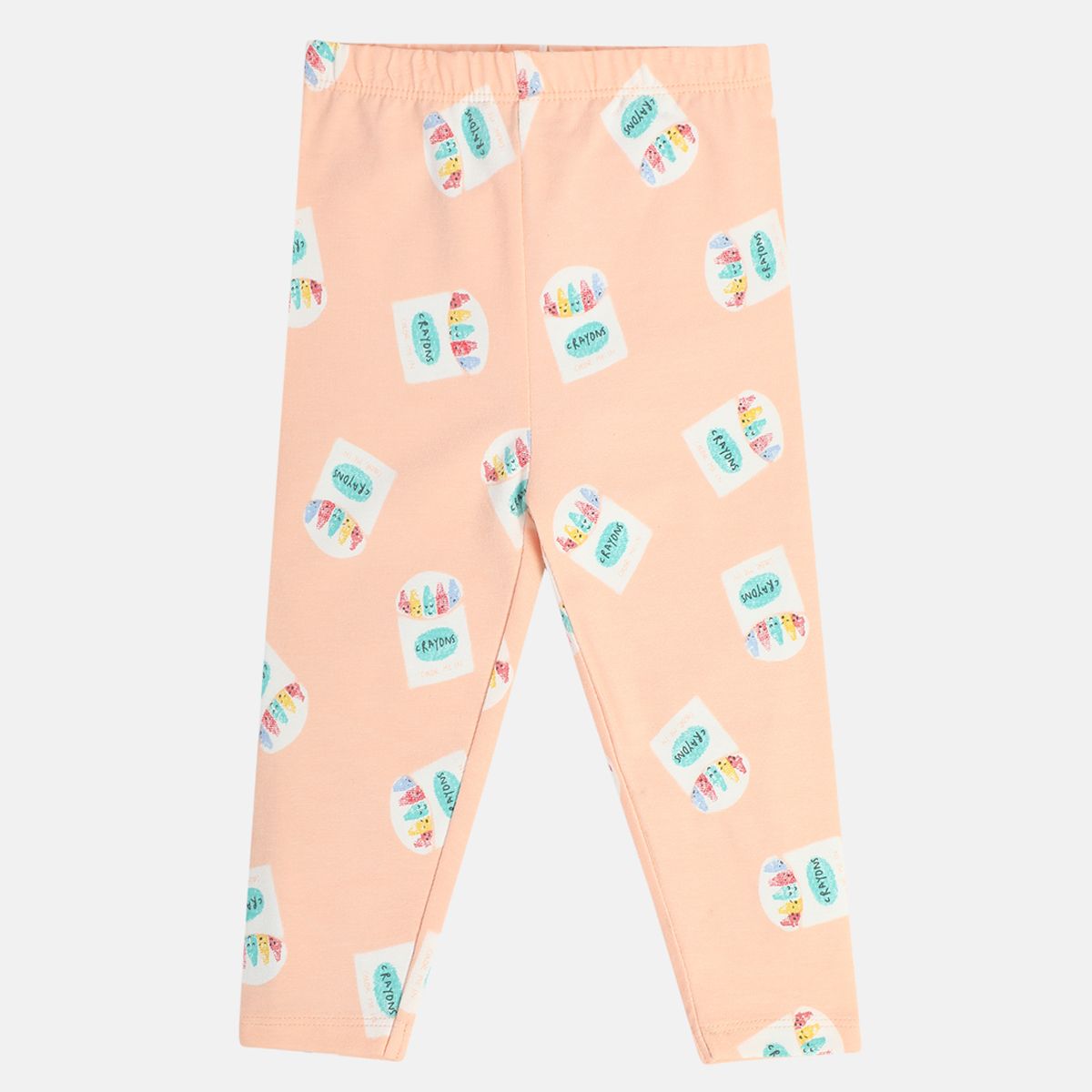 Girls Multicolor Pack Of 2 Legging