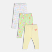 Girls Multi Normal Full Length Leggings