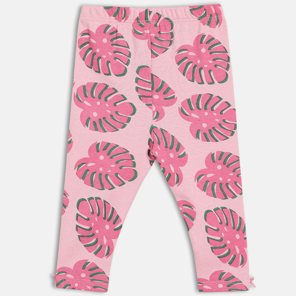 Girls Pack Of 3 Grown On Waist Full Length Leggings - Multi