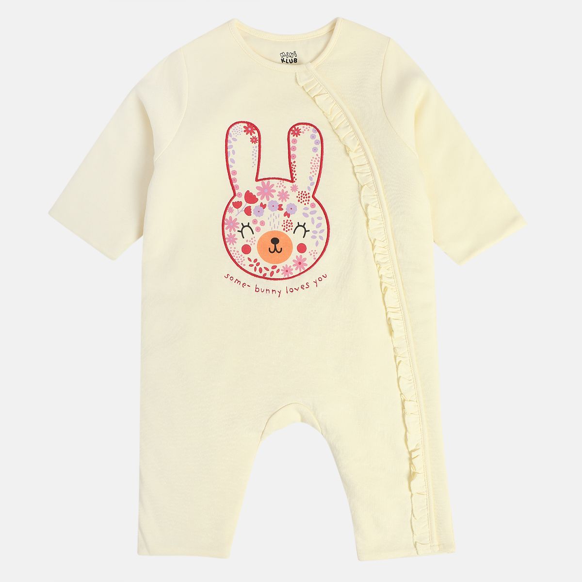 Girls Cream Romper