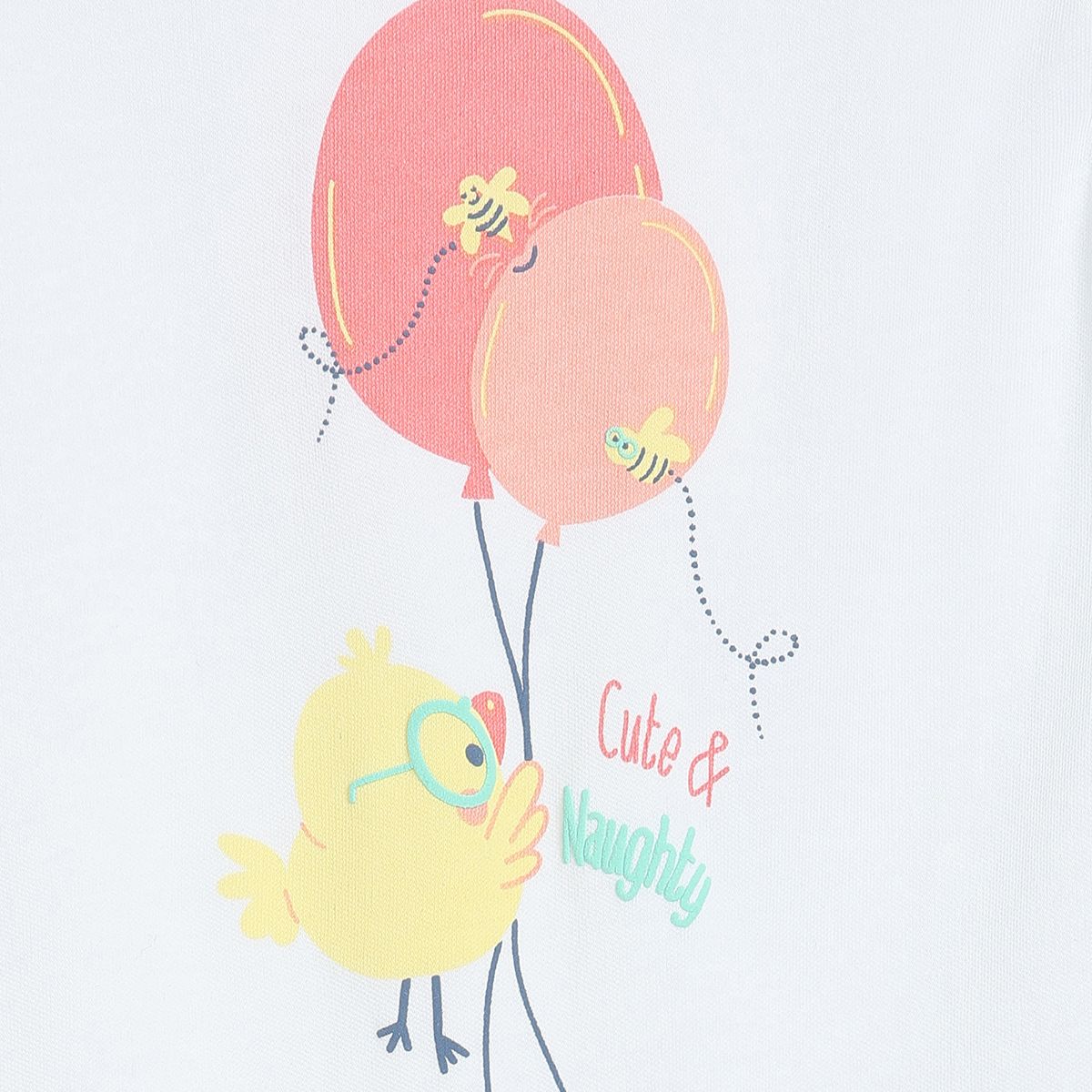 Girls Pack Of 2 Front Open Frill Sleeve Romper Multi