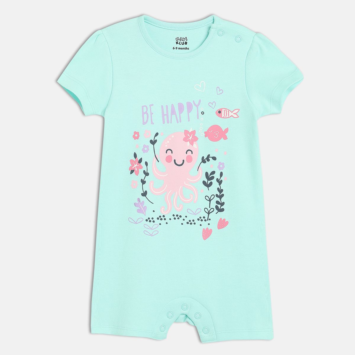 Girls Blue Romper
