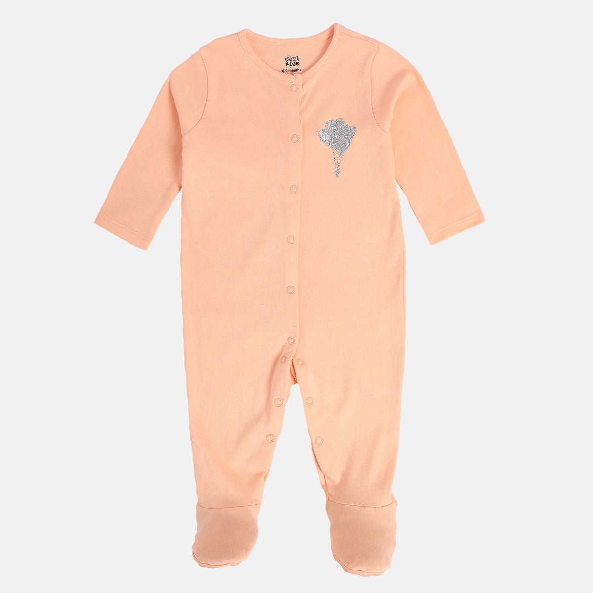 Girls Multicolor Pack Of 2 Sleep Suit