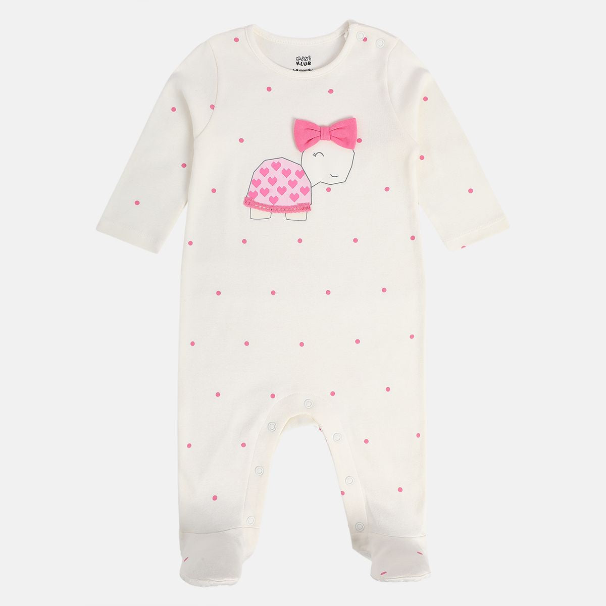 Girls Multicolor Pack Of 2 Sleep Suit